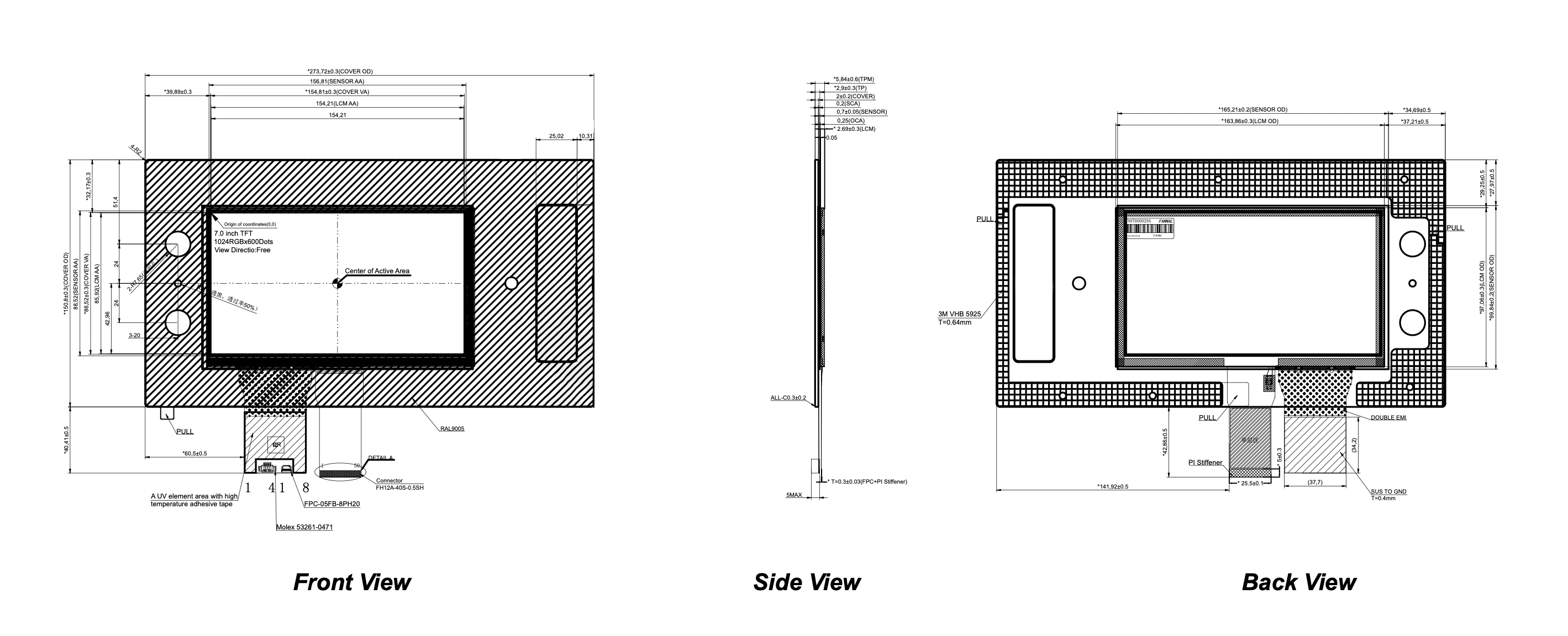 FN0700T187A drawing FN0700T187A図面