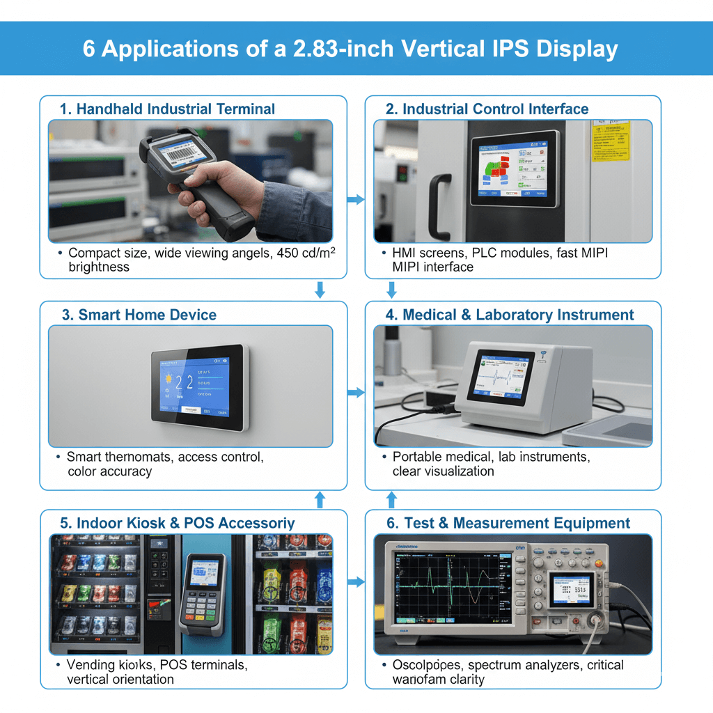 Applications of small TFT LCD 小型TFT液晶ディスプレイの応用例