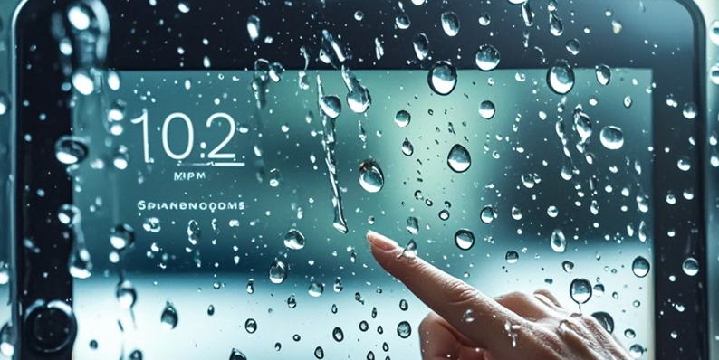 雨と手袋の使用のための防水タッチスクリーンモニター|ファナール