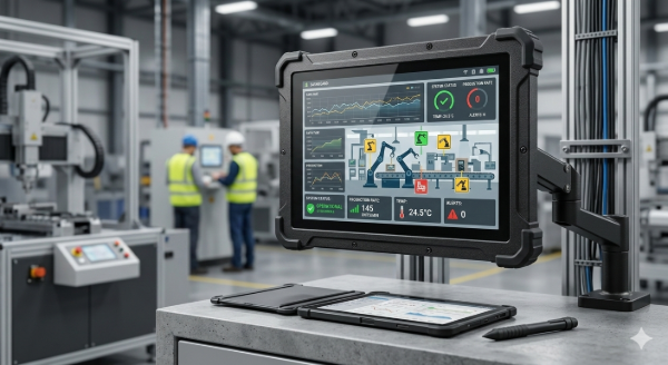 堅牢なタッチ ディスプレイ: 産業用途向けの耐久性のあるソリューション