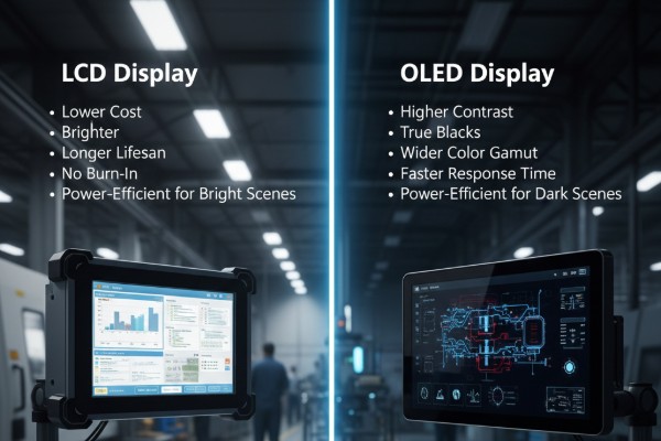 LCD と OLED ディスプレイ:どちらが産業用途に適していますか?