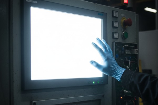 TFT ディスプレイに白い画面が表示されるのはなぜですか?