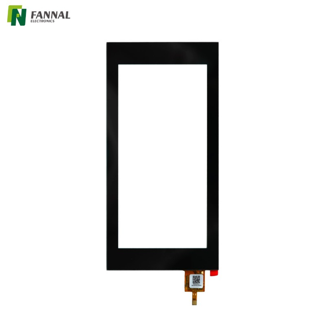 6.0インチ産業用静電容量式タッチパネル、I²Cインターフェース付き