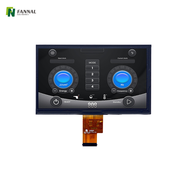 7 インチ HD TFT LCD ディスプレイ モジュール: 1024x600 解像度、-30°C ～ 80°C の広い温度範囲、産業および屋外での使用に対応