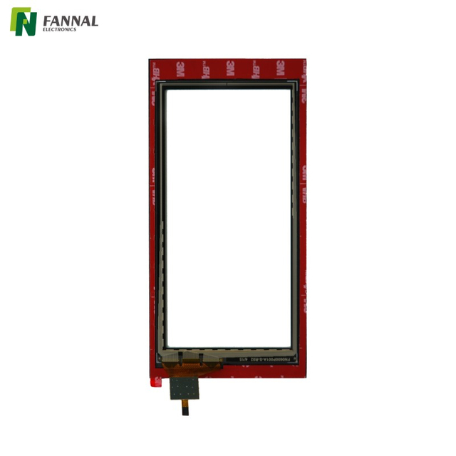 6.0インチ産業用静電容量式タッチパネル、I²Cインターフェース付き