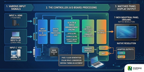 How Industrial Display Controllers Adapt to Different Resolutions and Interfaces_.jpg