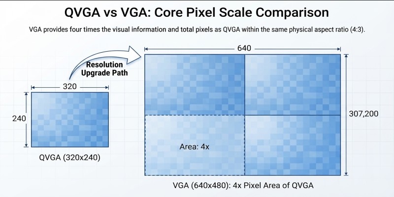 QVGA と VGA: どちらの解像度を選択する必要がありますか?