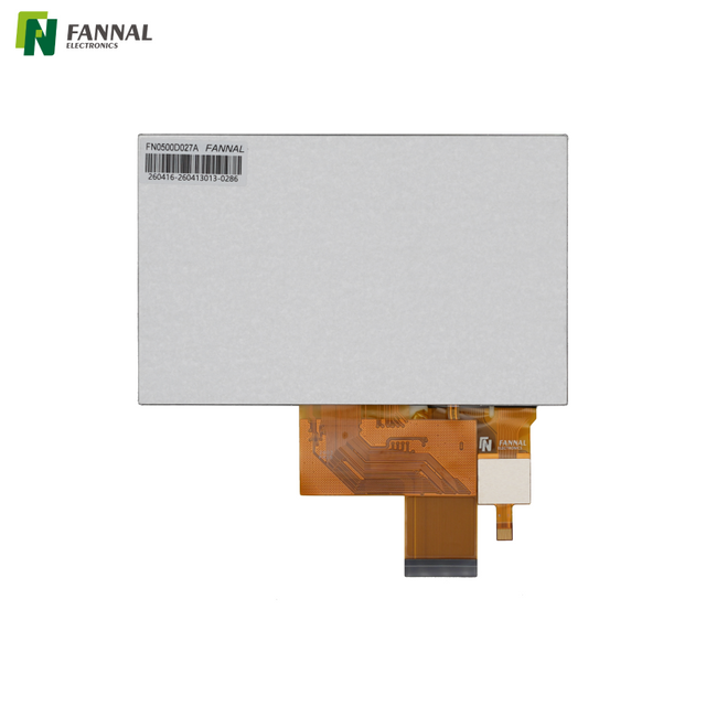 5 インチ工業用タッチ ディスプレイ | 800&times;480 RGB TFT (PCAP Touch 付き)