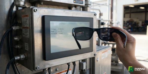 偏光サングラスをかけると LCD が暗く見えるのはなぜですか?
